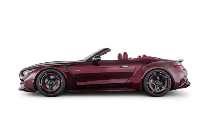 BRABUS ROCKET GTC DEEP RED Sideview