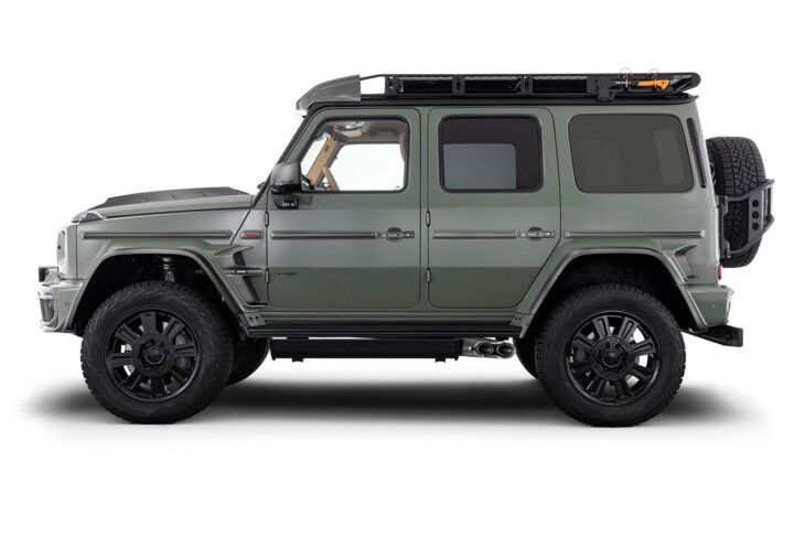 BRABUS 800 4x4 Stealth Green Sideview